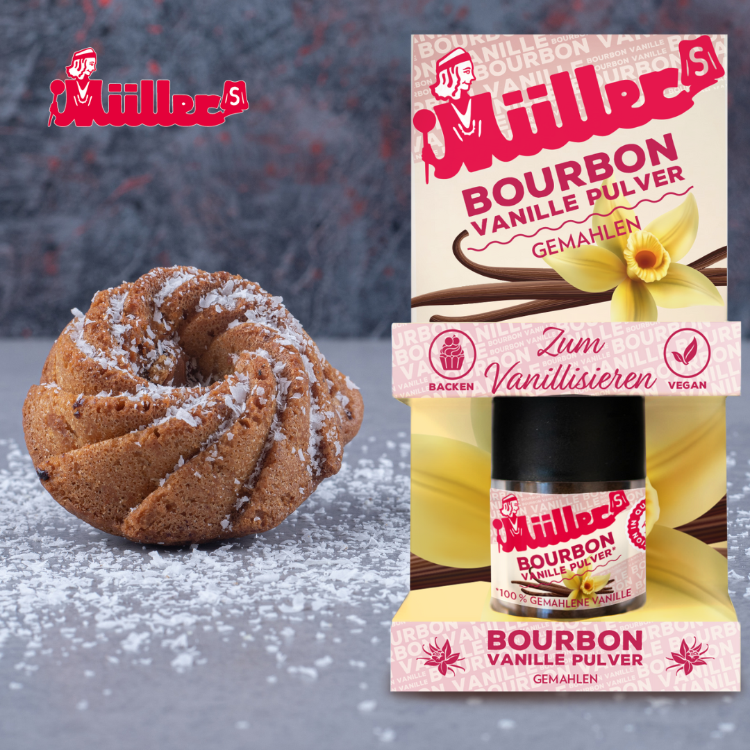 Neues aus dem Bereich Kräuter & Gewürze: MÜLLERS Bourbon Vanillepulver